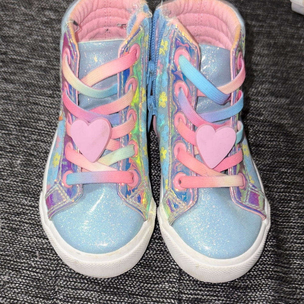 Bluey Colorful Kids( Toddler) High-Top Sneakers